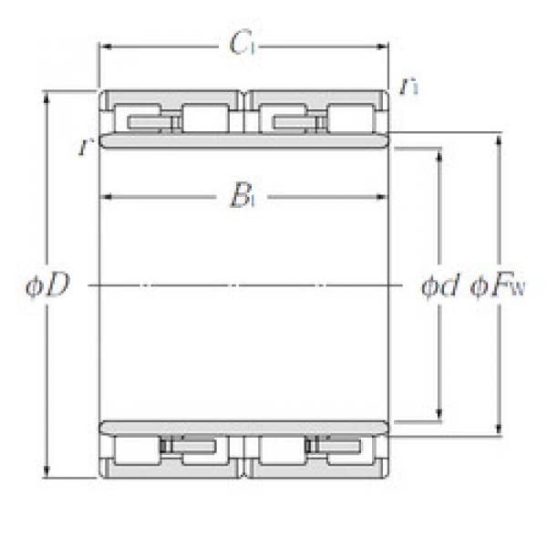 المحامل 4R4806 NTN #1 image