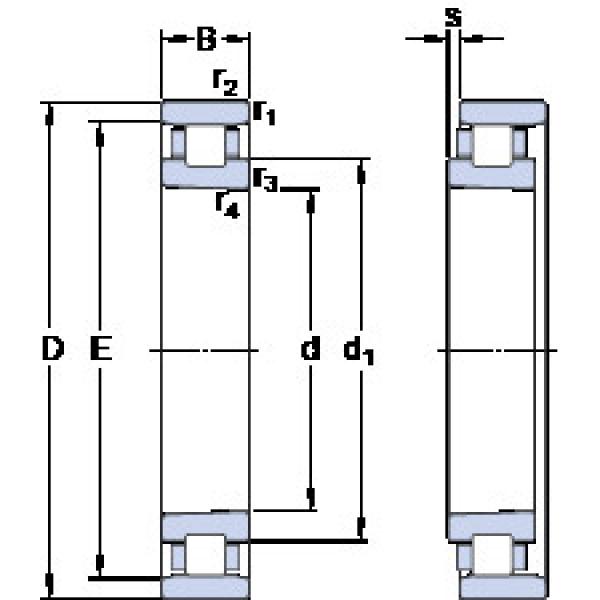 المحامل N 1009 KTN/SP SKF #1 image