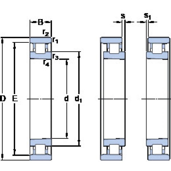 المحامل N 1017 KTNHA/HC5SP SKF #1 image