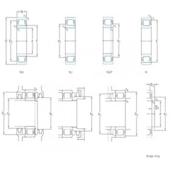 المحامل NU1080MA SKF #1 image