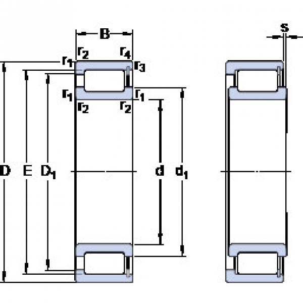 المحامل NCF 3084 CV SKF #1 image