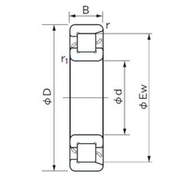 المحامل NF 314 NACHI #1 image