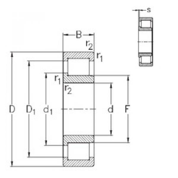 المحامل NJ2332-VH NKE #1 image