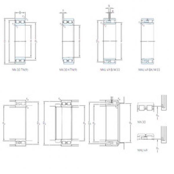 المحامل NNU 49/670 B/SPW33X SKF #1 image