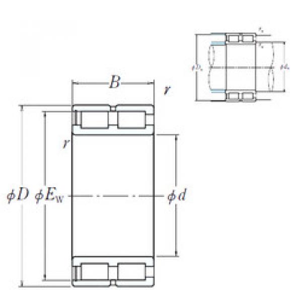 المحامل NNCF4920V NSK #1 image