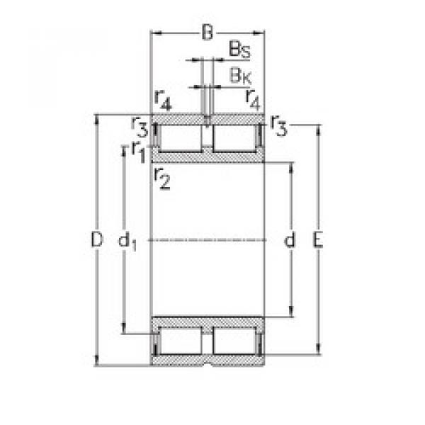 المحامل NNCL4988-V NKE #1 image