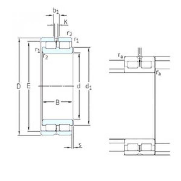 المحامل NNCL4964CV SKF #1 image