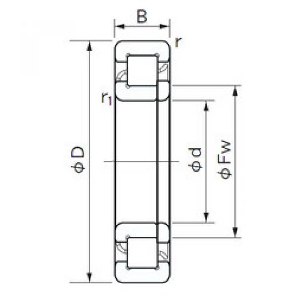 المحامل NUP 2228 E NACHI #1 image