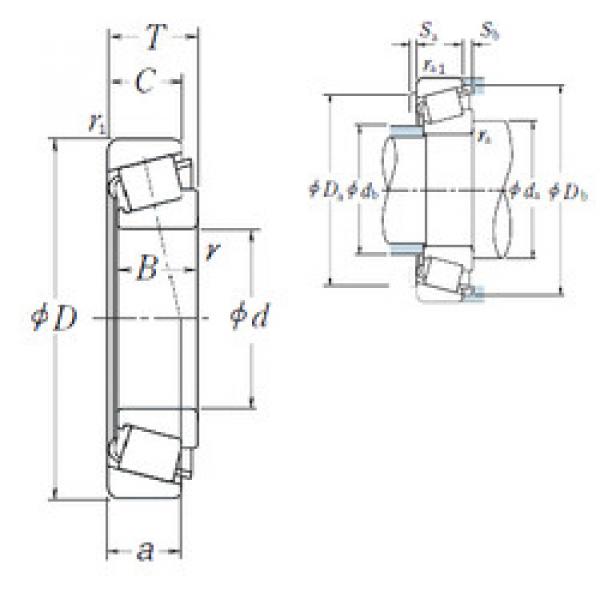 المحامل HR32204CJ NSK #1 image