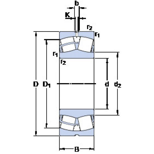 المحامل 24160 CC/W33 SKF #1 image