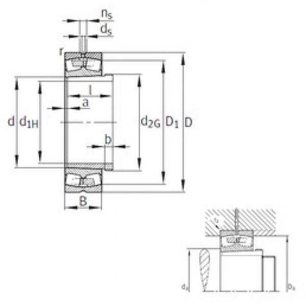 المحامل 24076-B-K30-MB+AH24076 FAG #1 image