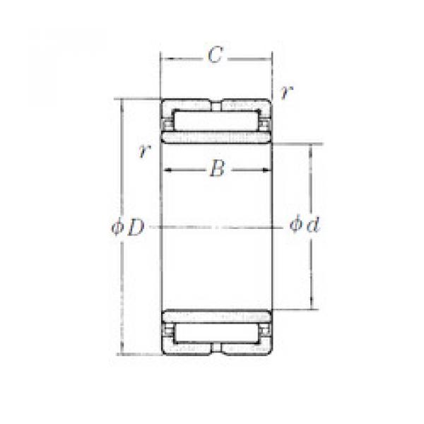 المحامل NA4872 NSK #1 image