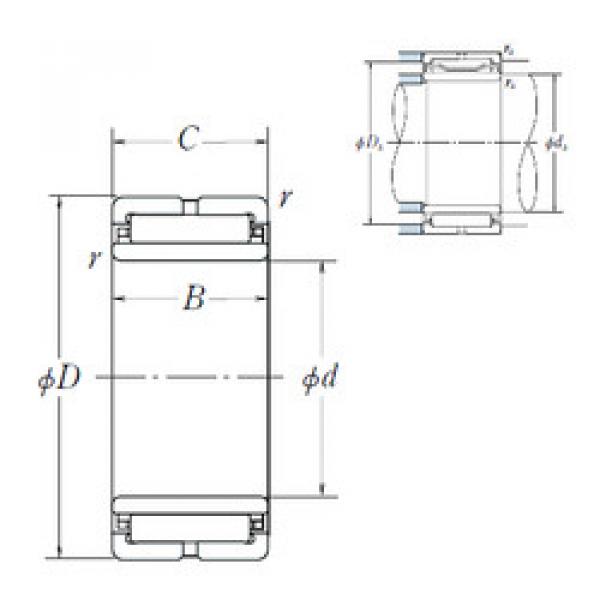 المحامل NA4909 NSK #1 image