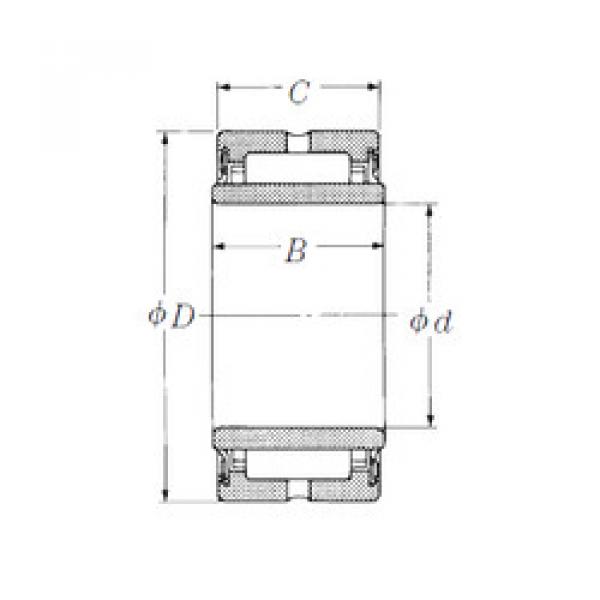 المحامل NA4909TT NSK #1 image