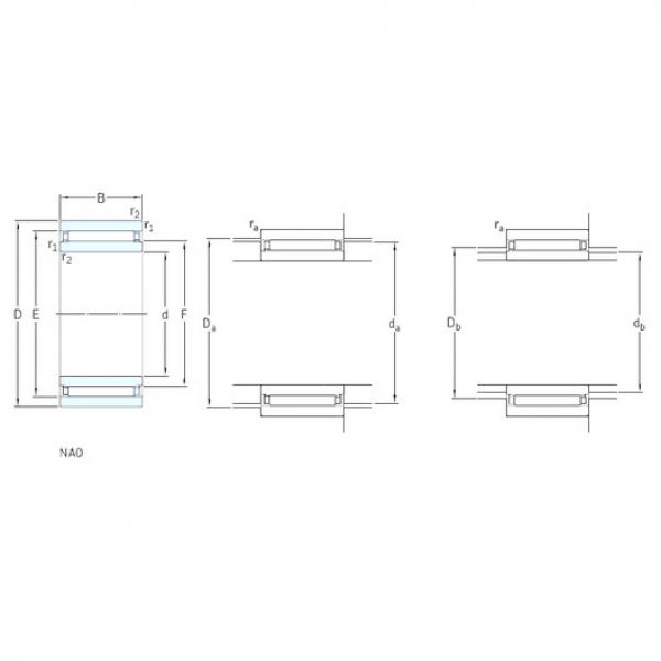 المحامل NAO30x47x18 SKF #1 image