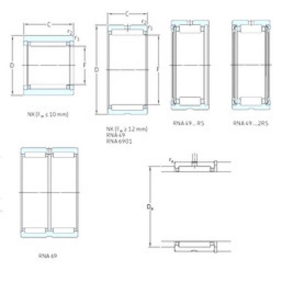 المحامل RNA6906 SKF #1 image