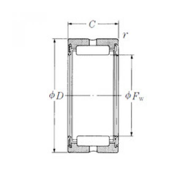 المحامل RNA6908TT NSK #1 image