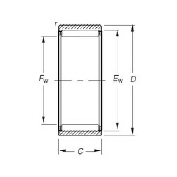 المحامل RNAO16X24X13 Timken #1 image