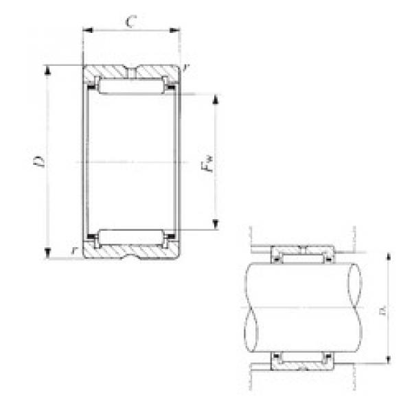 المحامل TAF 304020/SG IKO #1 image