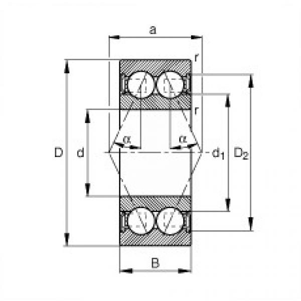 المحامل 3809-B-2RSR-TVH FAG #1 image