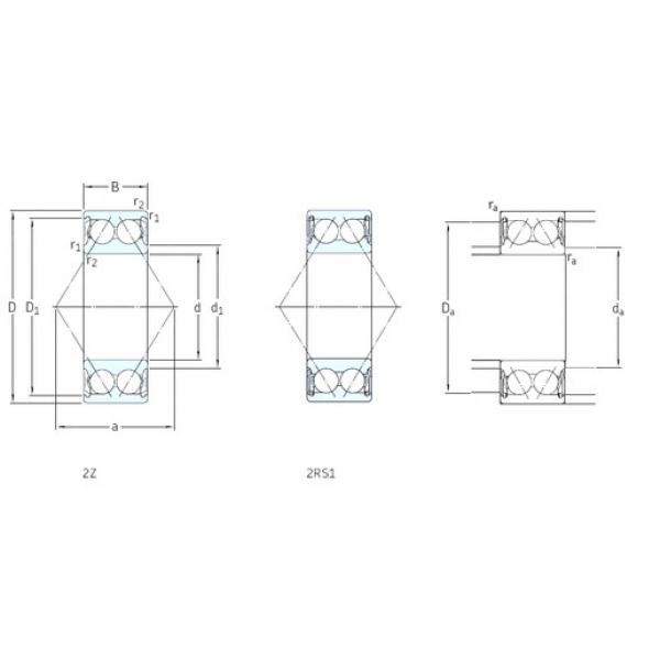 المحامل 3305A-2RS1 SKF #1 image