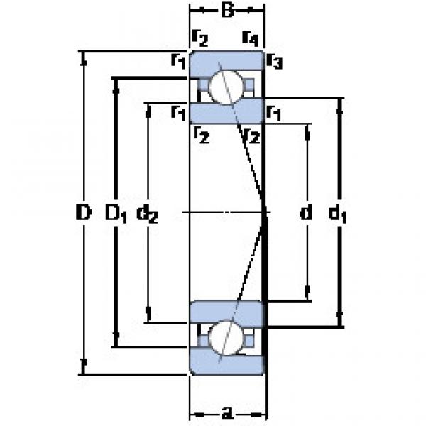 المحامل 7003 CE/P4A SKF #1 image