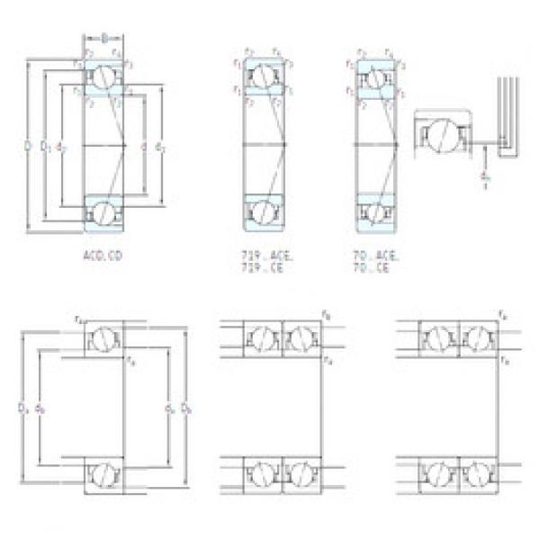 المحامل 7000 CD/HCP4A SKF #1 image