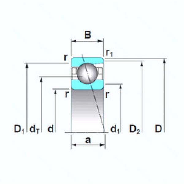 المحامل 7208CTRSU NSK #1 image