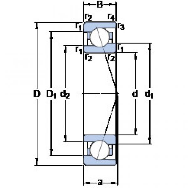 المحامل 71903 ACE/P4A SKF #1 image