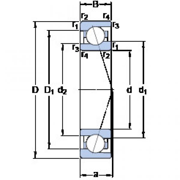 المحامل 71907 CE/HCP4A SKF #1 image