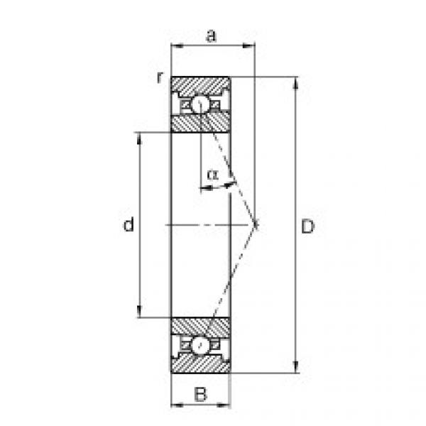 المحامل HS71924-E-T-P4S FAG #1 image