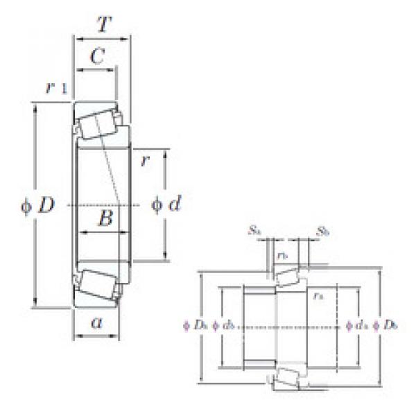 المحامل L44640R/L44610 KOYO #1 image