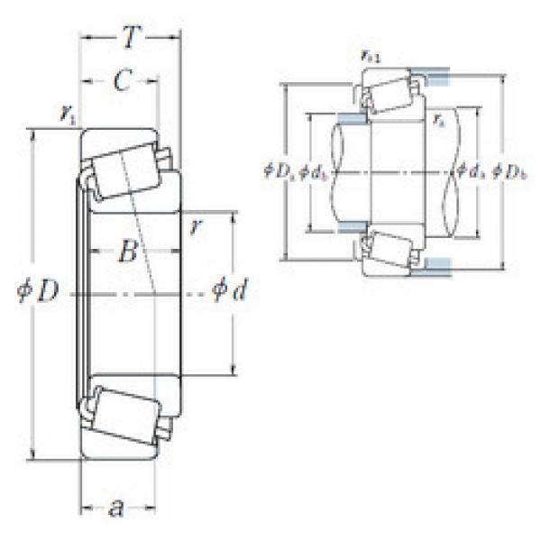 المحامل HM803149/HM803110 NSK #1 image