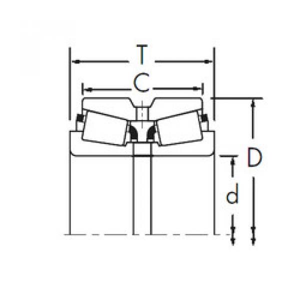 المحامل 368/363D+X3S-368 Timken #1 image