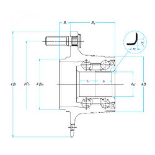 المحامل ZA-32BWK08A-Y-2-01 H NSK #1 image