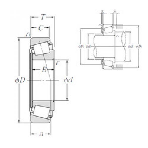 المحامل 4T-32014X NTN #1 image