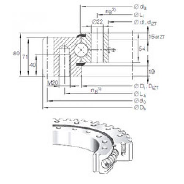 المحامل VSA 25 1055 N INA #1 image