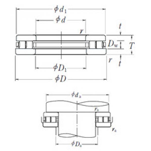 المحامل 170TMP93 NSK #1 image