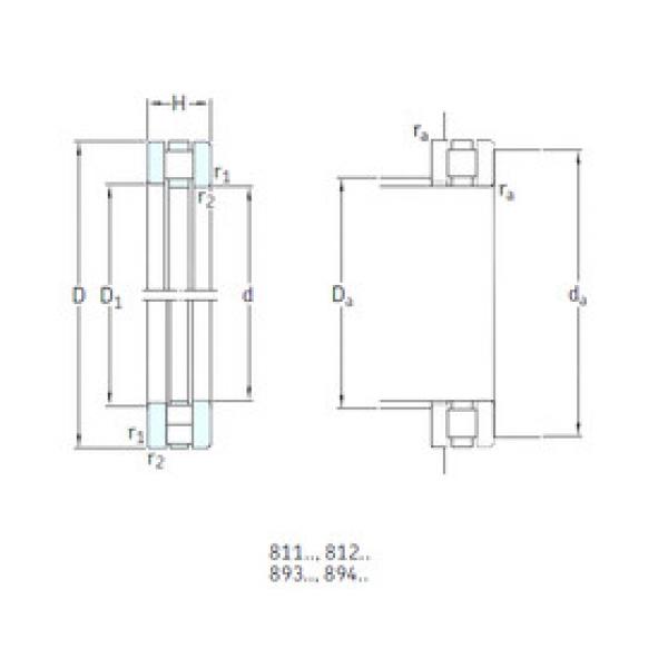 المحامل 811/500M SKF #1 image