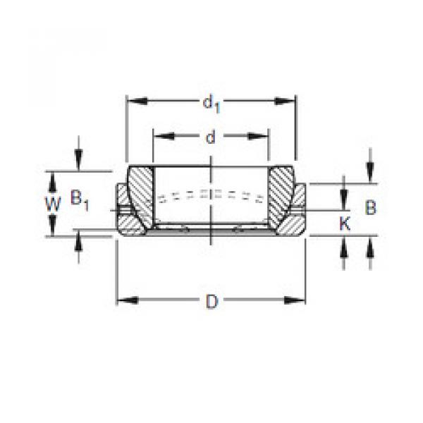 المحامل 60SBT96 Timken #1 image