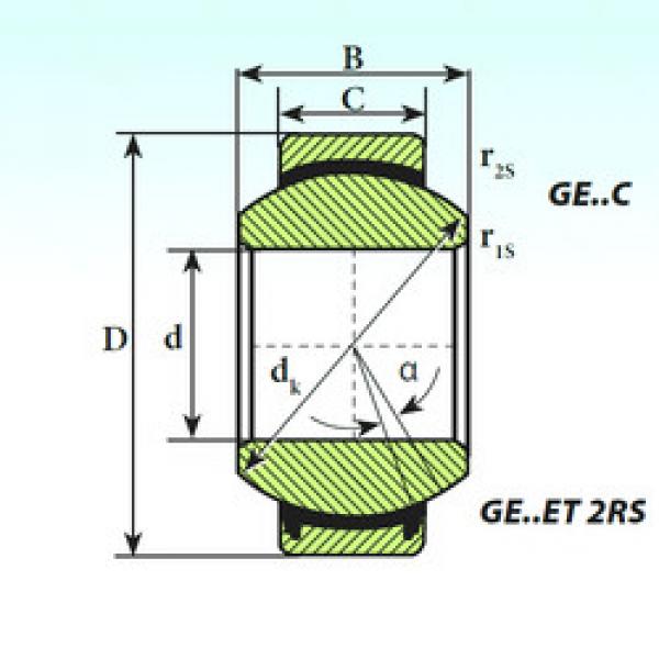 المحامل GE 50 ET 2RS ISB #1 image