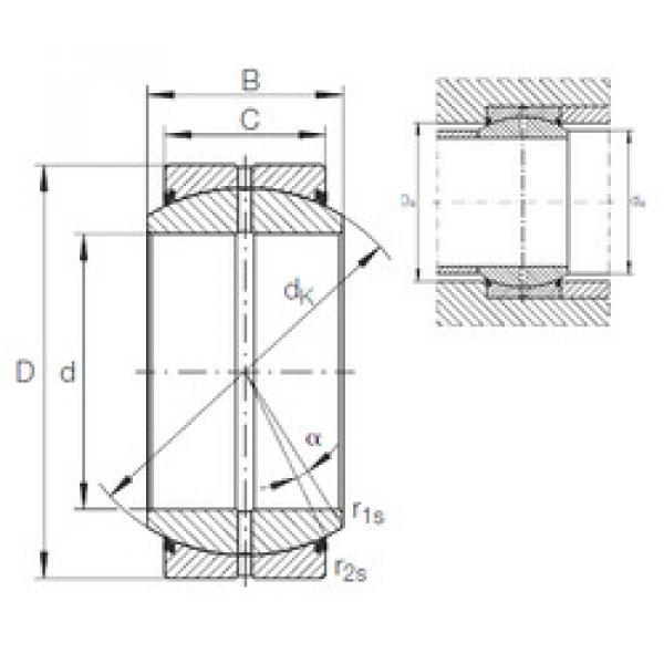 المحامل GE 45 DO-2RS INA #1 image