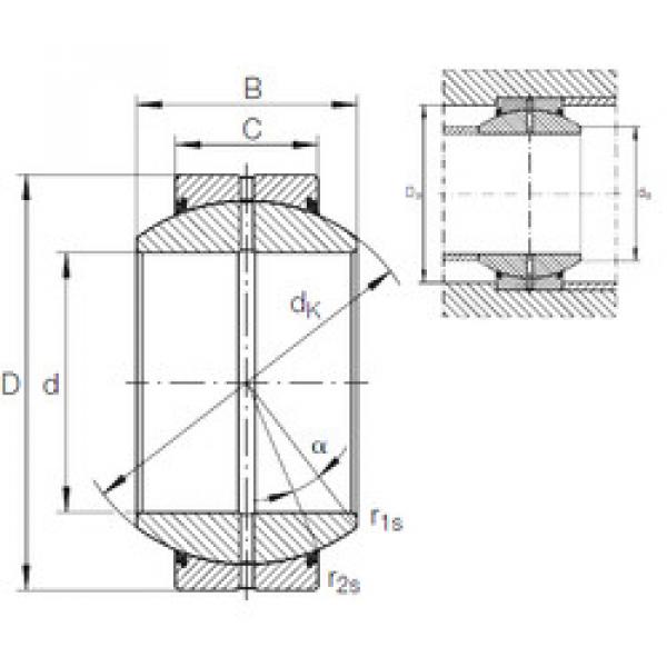 المحامل GE 220 FO-2RS INA #1 image