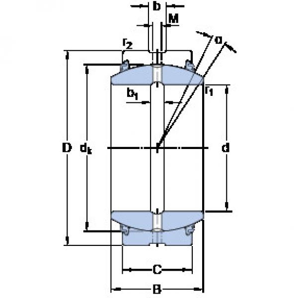 المحامل GEZ 112 ES-2LS SKF #1 image