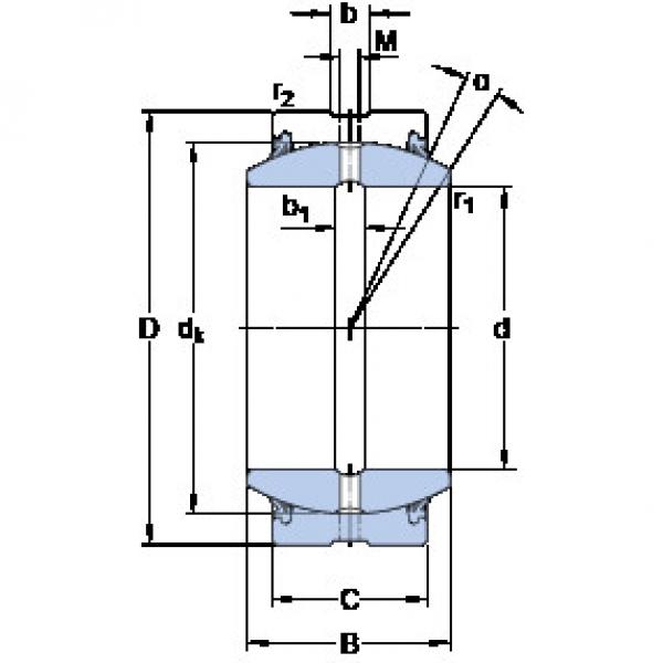 المحامل GE 100 ES-2RS SKF #1 image