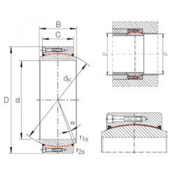 المحامل GE 950 DW-2RS2 INA #1 image