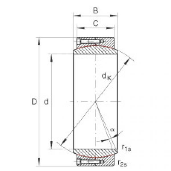 المحامل GE340-DW INA #1 image