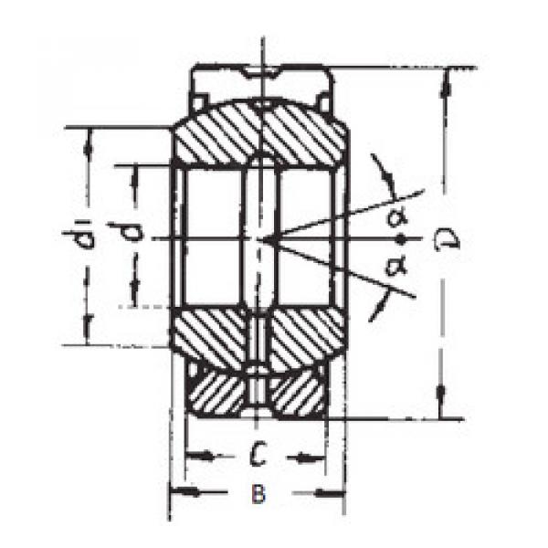 المحامل GE110ES-2RS FBJ #1 image