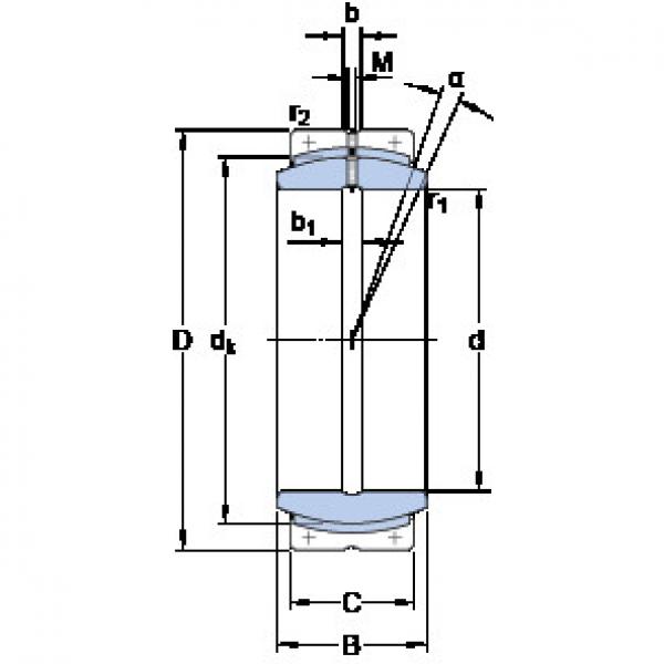 المحامل GEC 360 FBAS SKF #1 image