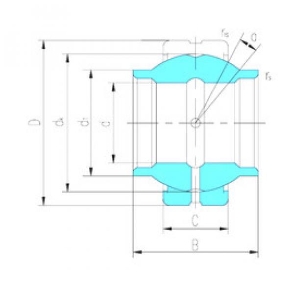 المحامل GEEM70ES-2RS LS #1 image